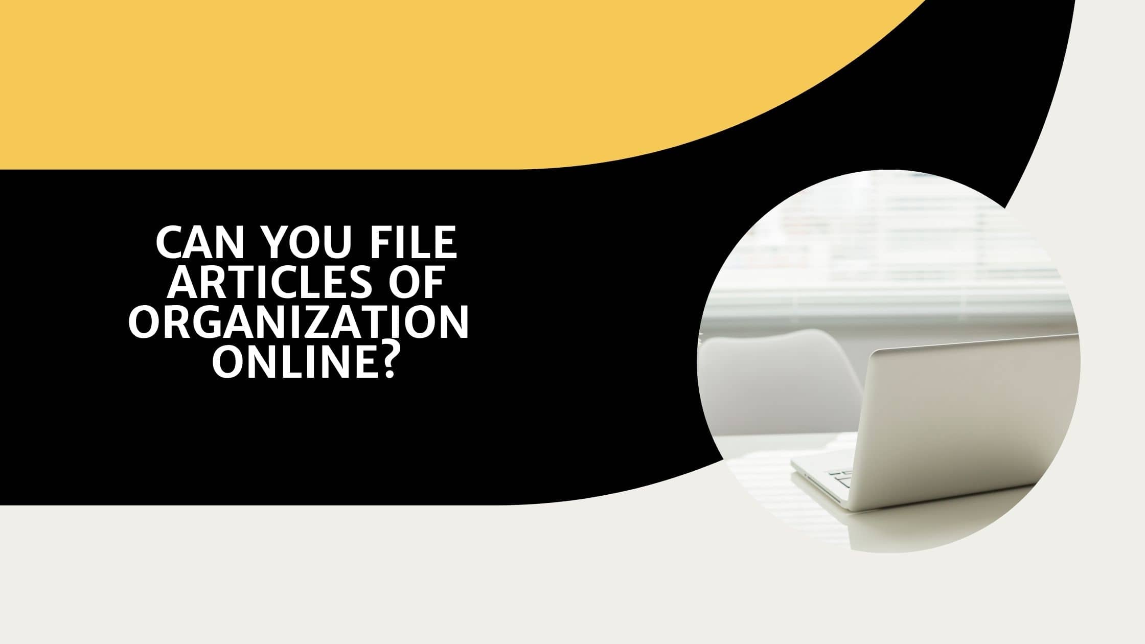 Can I File Articles of Organization Online?